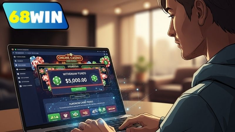 Phương thức và thời gian xử lý rút 68WIN